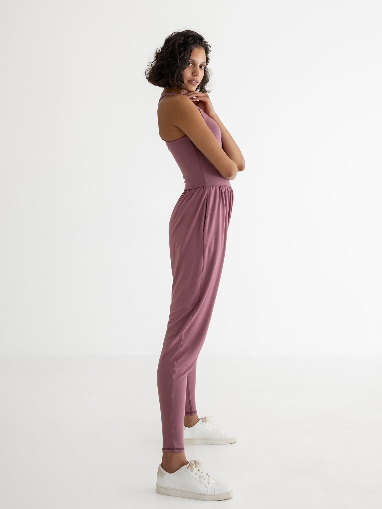 Bōdhi Jumper, Mauve Rose