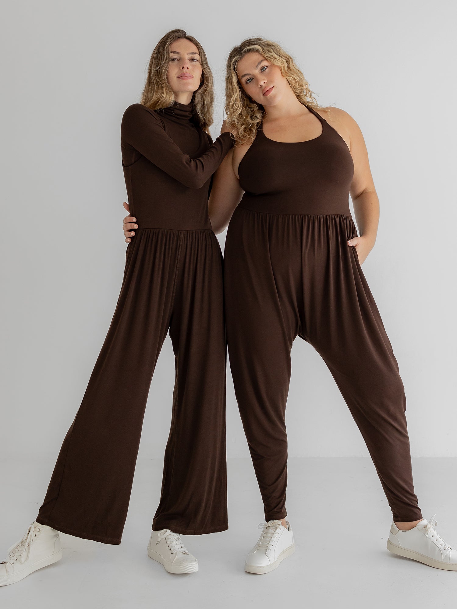 Hana Jumpsuit 2.0, Ribbed Espresso